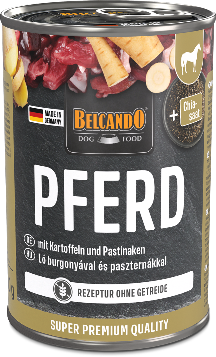 Pferd mit Kartoffel
