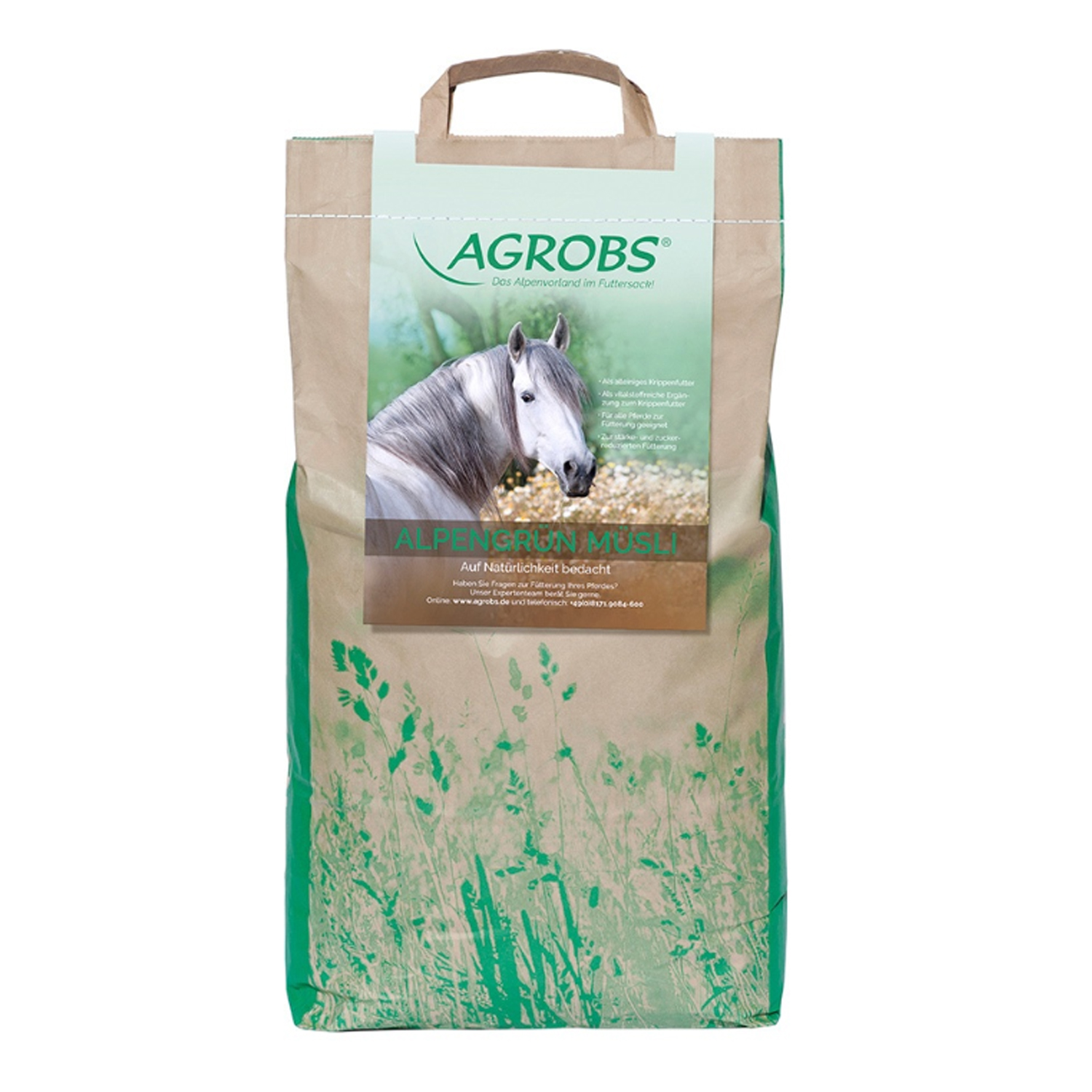 Agrobs AlpenGrün Müsli Beutel zum Nachfüllen