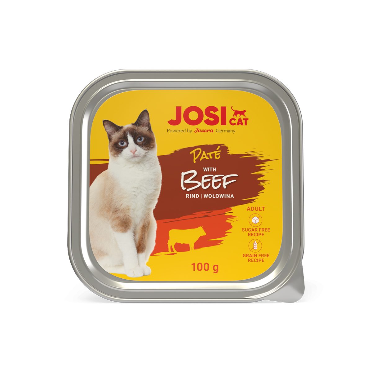 JosiCat Paté mit Rind im Schälchen