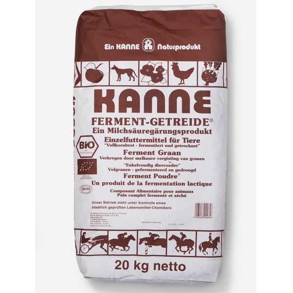 Kanne Fermentgetreide für Tiere Futtersack 20kg