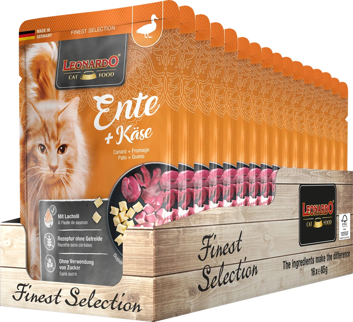 Produktansicht - Leonardo - Finest Selection Ente & Käse