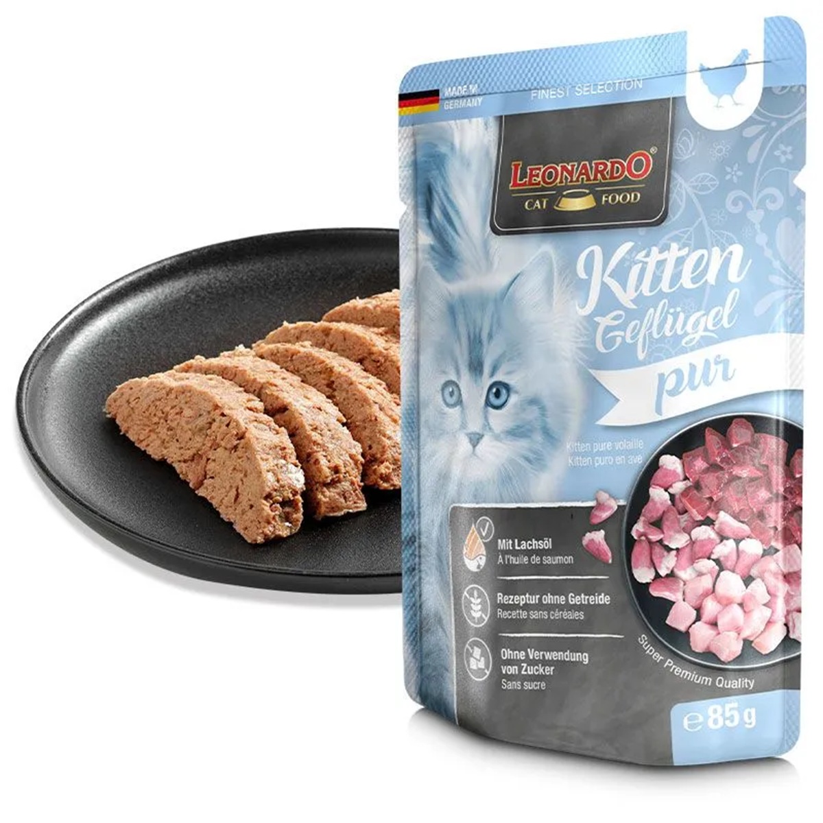 Produktansicht - Leonardo - Kitten Geflügel Pur