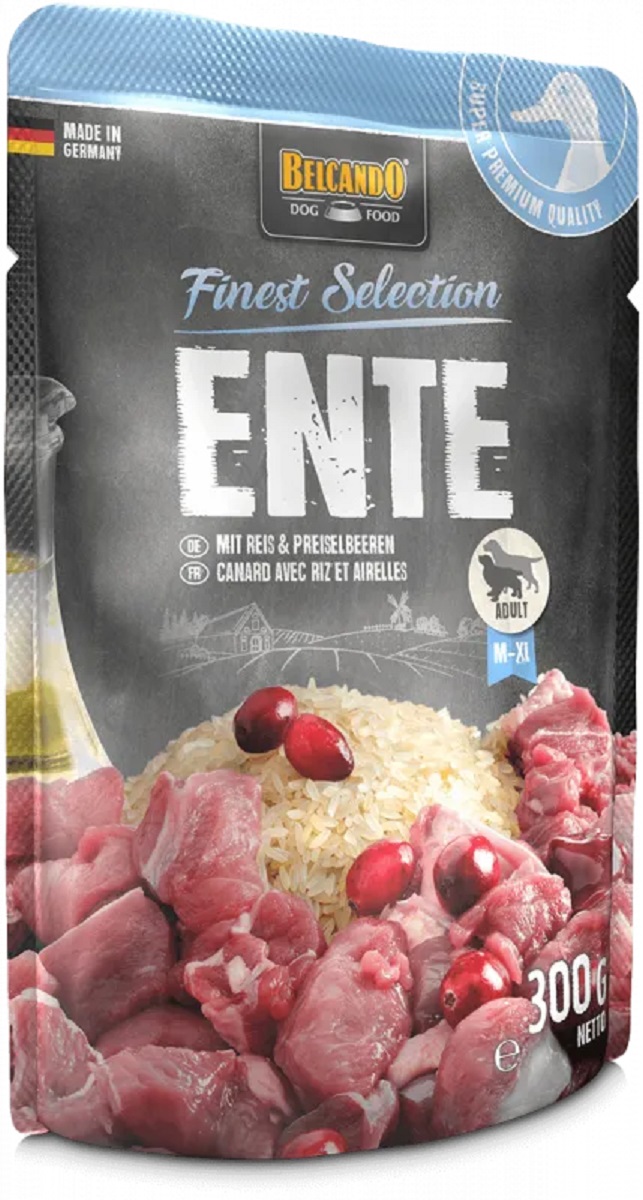 Produktansicht - Belcando - Ente mit Reis & Preiselbeeren