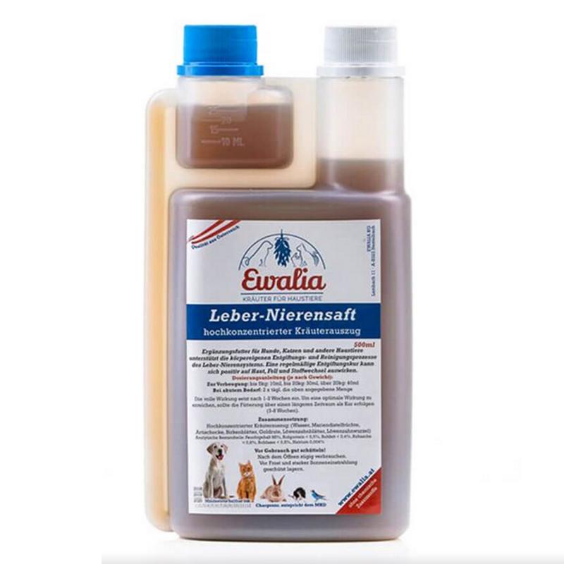 Produktansicht - Ewalia - Leber-Nierensaft Haustier