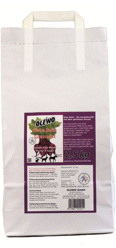 Produktansicht - OLEWO - Rote Beete Granulat - Bruchware