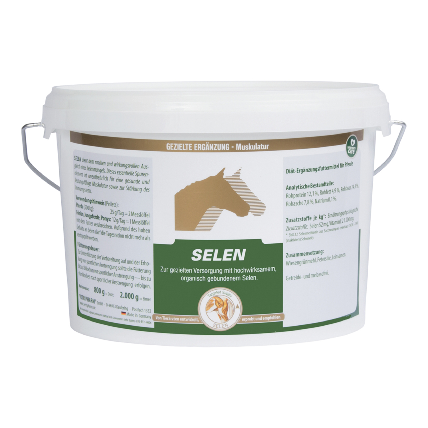 Vetripharm Selen im Eimer mit 2 kg
