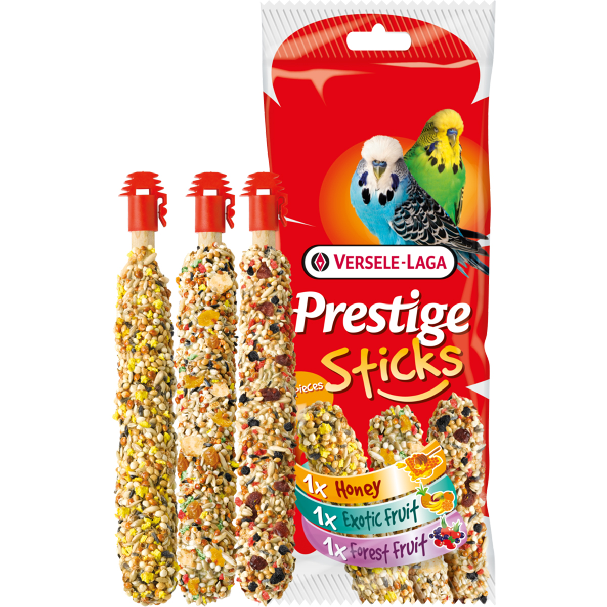 Versele-Laga Prestige Sticks Kleinsittiche Triple Variety Detail
