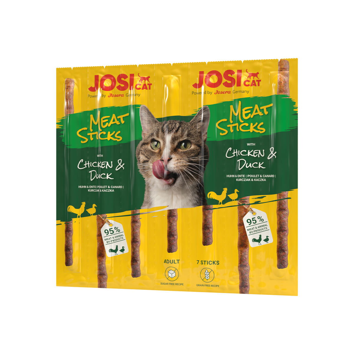 Produktansicht - JosiCat - Meat Sticks Chicken & Duck