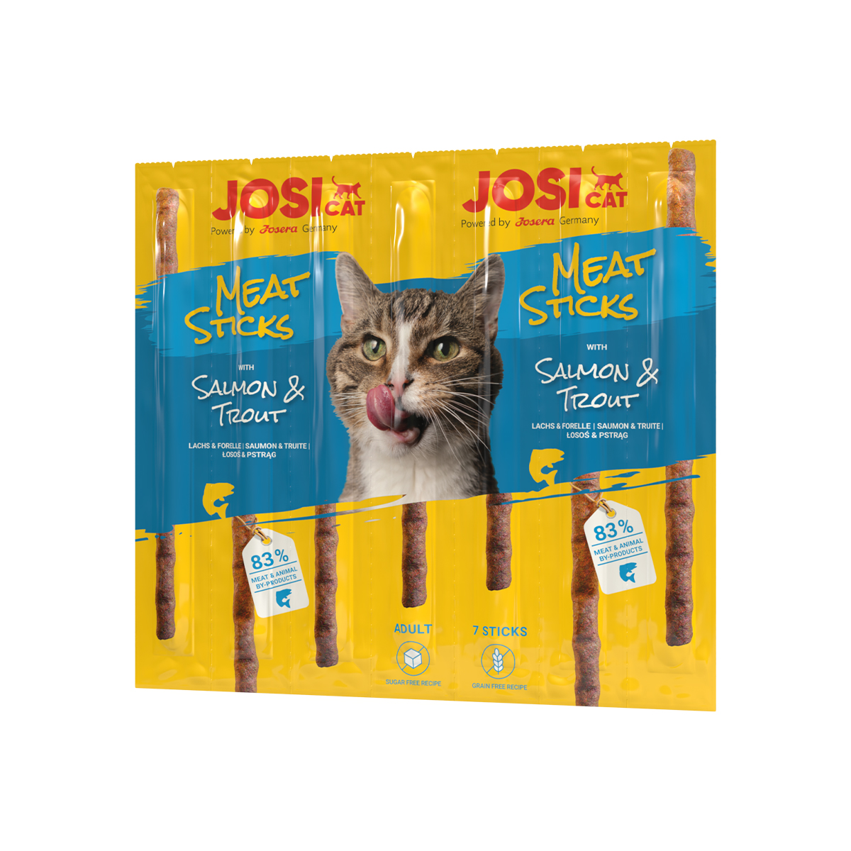 Produktansicht - JosiCat - Meat Sticks Salmon & Trout