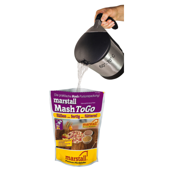 marstall MashToGo Anwendungsbild mit Wasserkocher