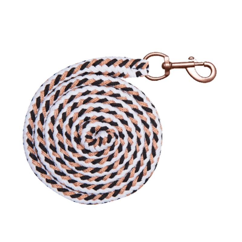 Waldhausen Strick Rosé Shine mit Karabiner in weiß/rosé