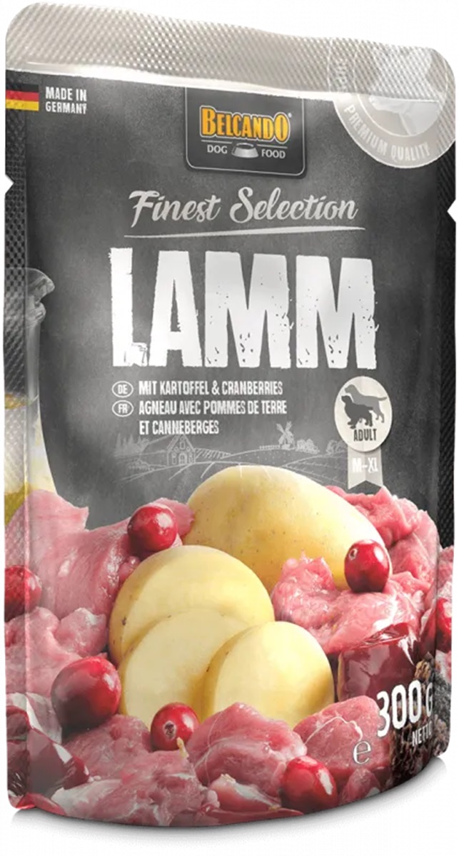 Produktansicht - Belcando - Lamm & Kartoffel mit Cranberries Frischebeutel