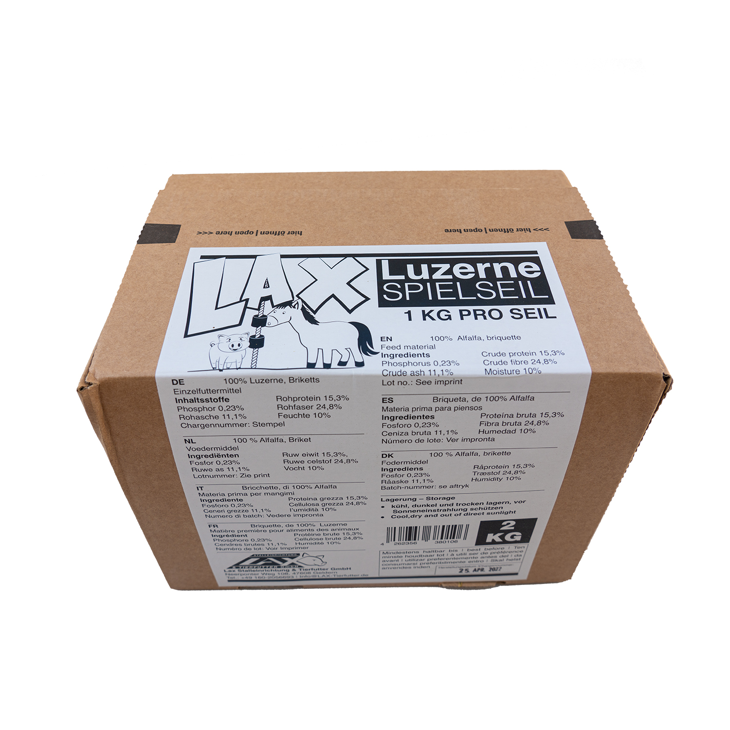 LAX Luzerne Spielseil Karton