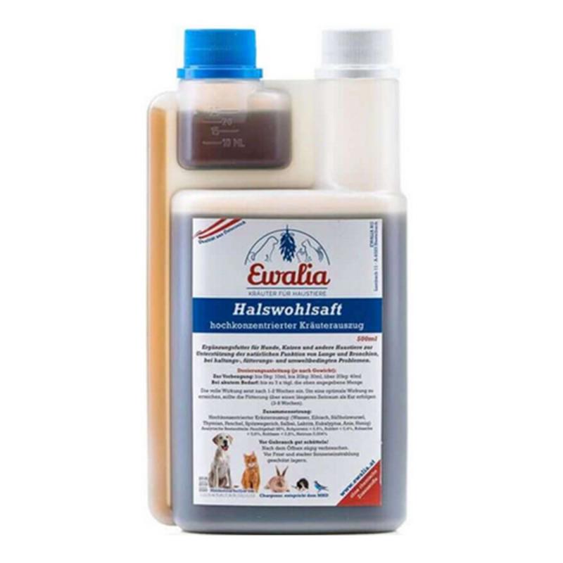 Produktansicht - Ewalia - Halswohlsaft Haustiere