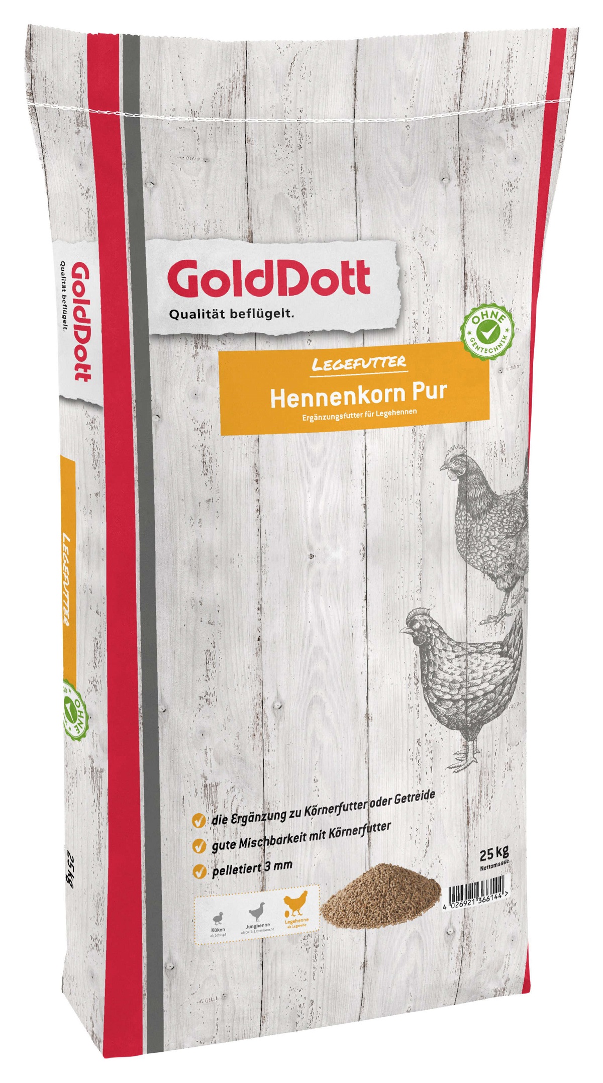 Produktansicht - GoldDott - Hennenkorn Pur